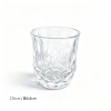 Embossed glass cup, transparent European-style carved water cup, household tea drinking, cold drink and juice cup, high appearance level Application Scenario